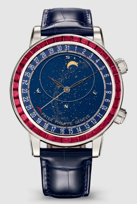Patek Philippe Grand Complications Celestial 6104 Platinum - Ruby 6104/12P-010 Replica Watch